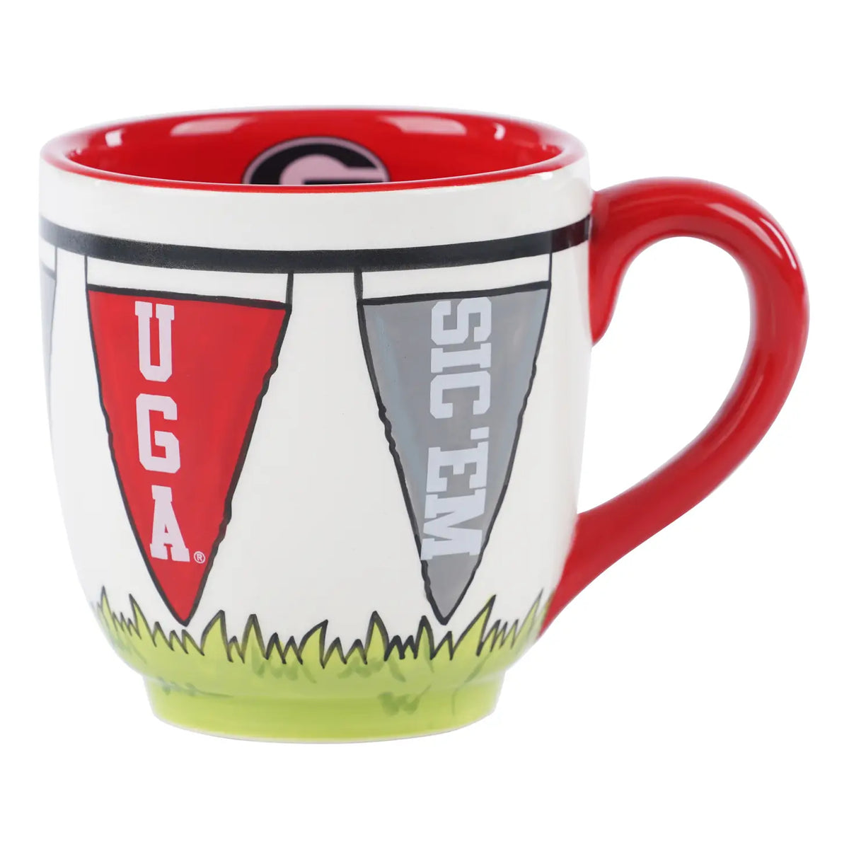 Glory Haus Mug UGA Pennant Southern Grace Farms