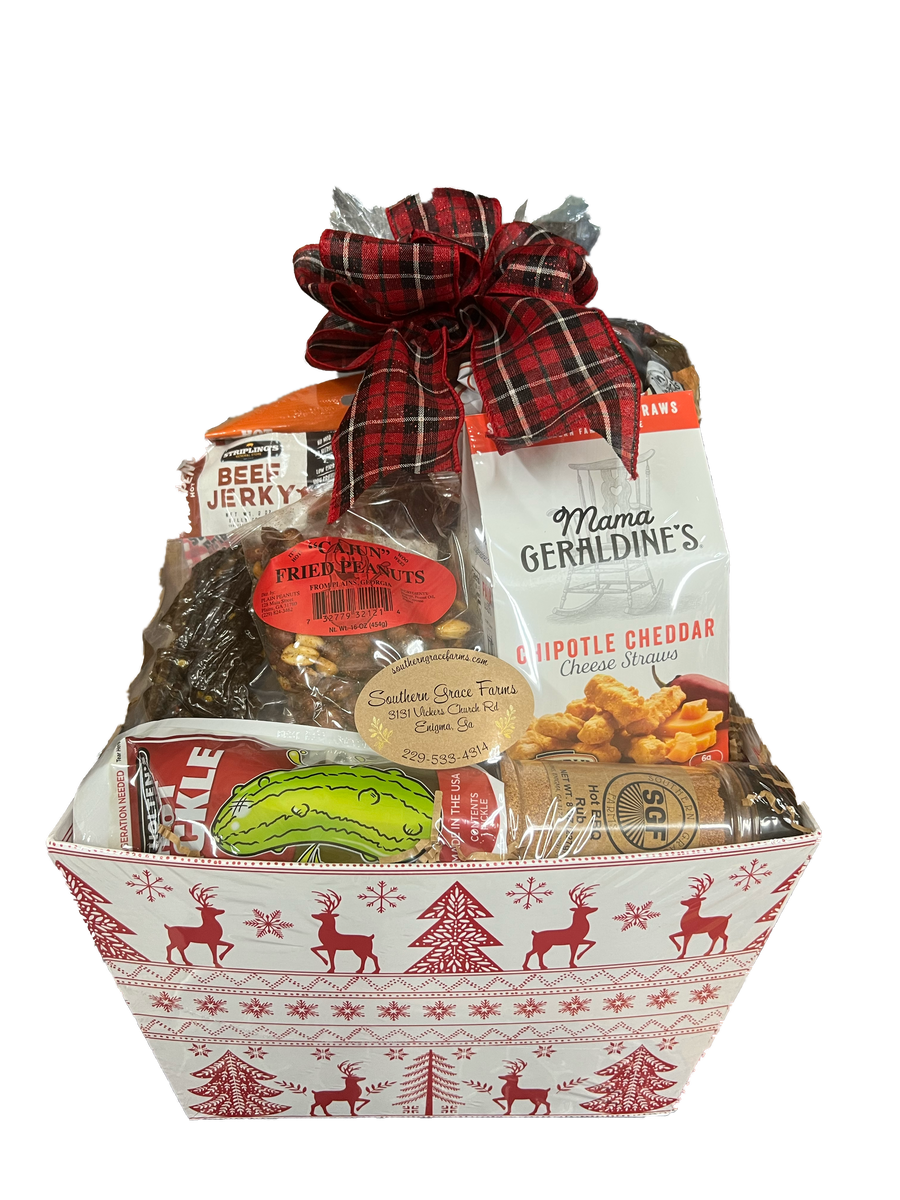Hot Stuff Holiday Gift Basket Southern Grace Farms