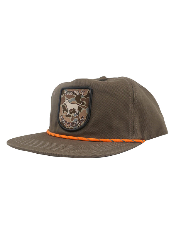 Simply Southern Flat Camo Dog Patch Hat