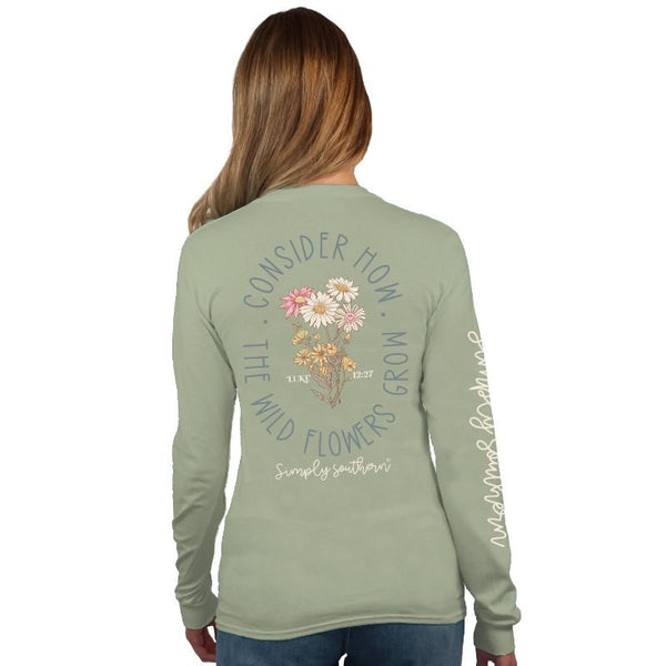 Simply Southern Flower Long Sleeve
