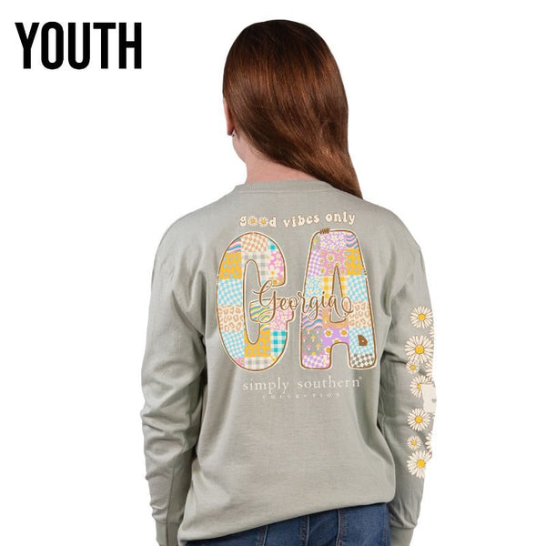 YOUTH Simply Southern Georgia Long Sleeve