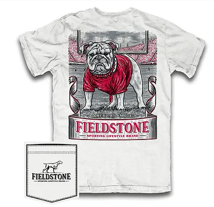 Fieldstone UGA Georgia Bulldog Short Sleeve