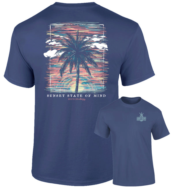 Southernology Palm Sunset T Shirt