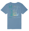 Guys Simply Southern Salty Waters Boat Shirt