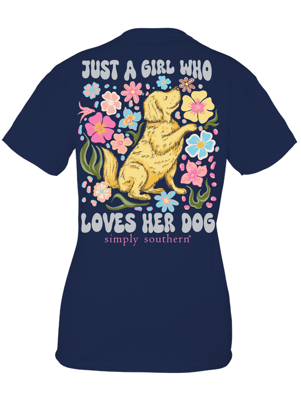 Simply Southern Just a Girl Who Loves Her Dog Shirt