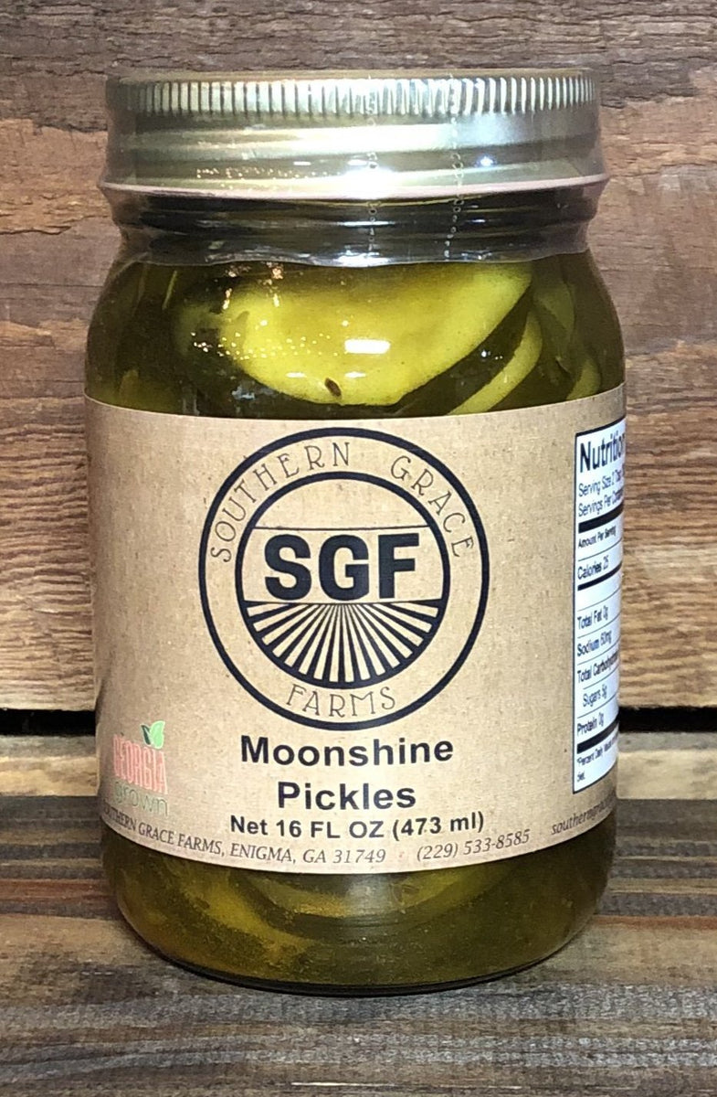 Moonshine Pickles Southern Grace Farms
