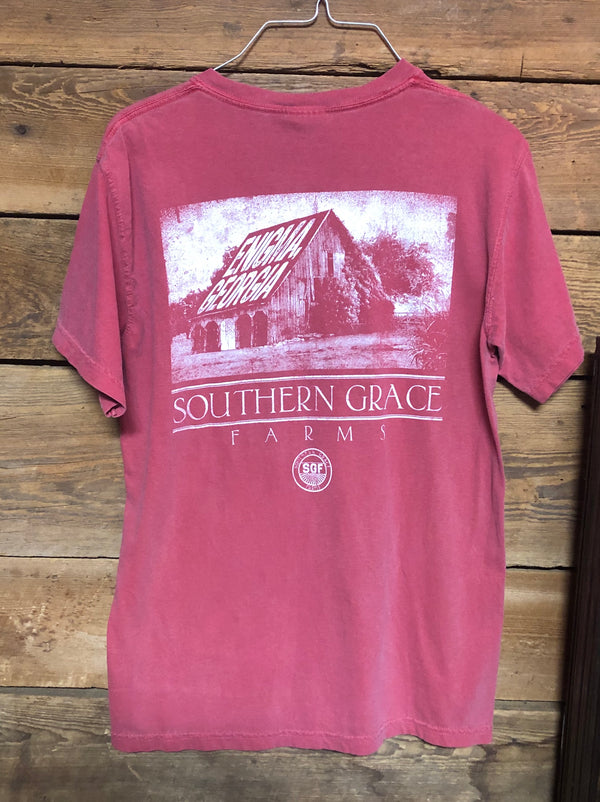 Southern Grace Farms Shirt Old Barn Brick Red