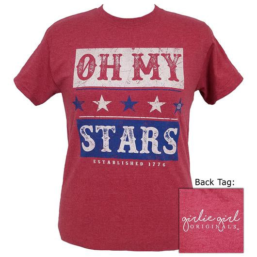 Oh My Stars Patriotic July 4th Shirt