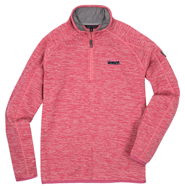 YOUTH Simply Southern Heather Pink Pullover