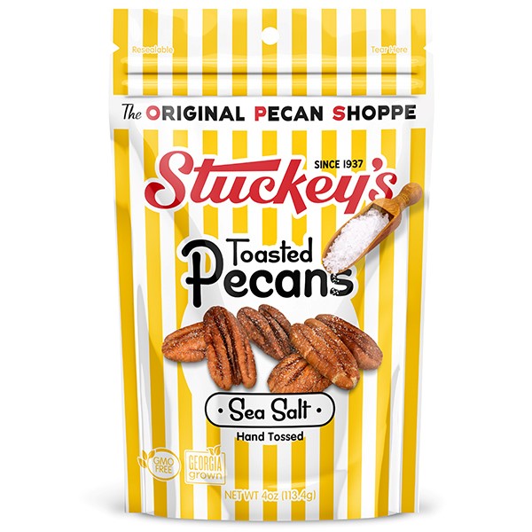 Stuckey's Toasted Sea Salt Pecans 4oz Pouch
