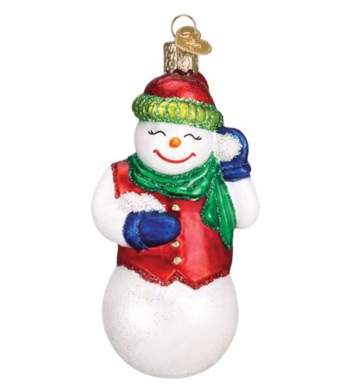 Old World Christmas Snowball Fight Snowman Ornament Sale
