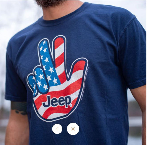 Jeep Wave USA T Shirt