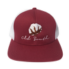 Old South Cotton Boll Trucker Mesh Hat Cardinal Red