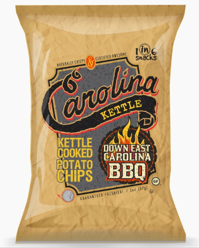 Carolina Kettle Down East BBQ Chips, North Carolina Grown