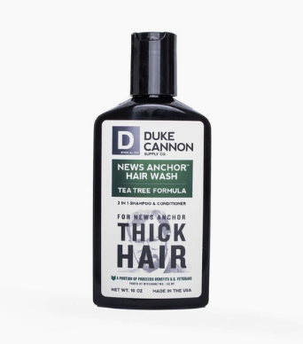 Duke Cannon News Anchor 2-in-1 Tea Tree Hair Wash