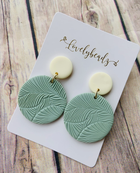Clay handmade deals earrings