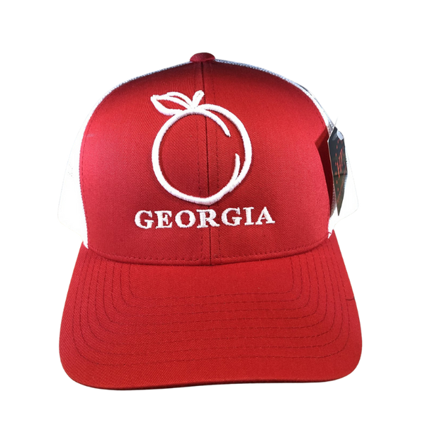 Heritage Pride Georgia Peach Hat Red
