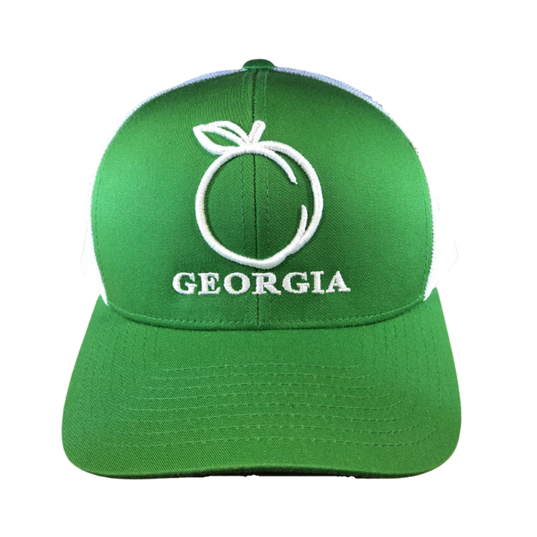 Heritage Pride Georgia Peach Hat Kelly Green
