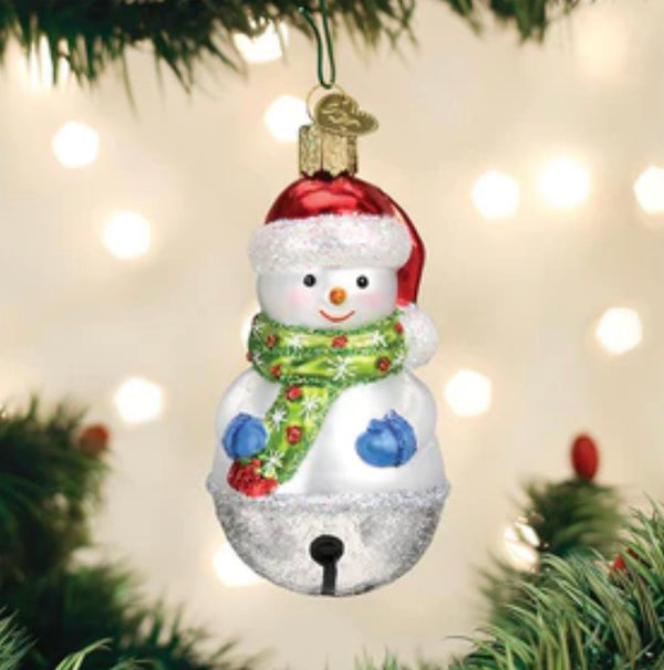 Old World Christmas Jingle Bell Snowman Sale