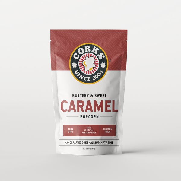 Cork’s Caramel Kettle Corn Popcorn (Gluten Free)