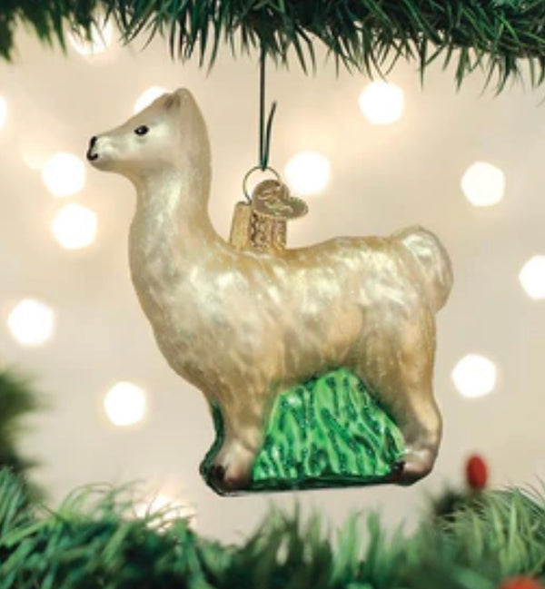 Old World Christmas Llama Ornament Sale