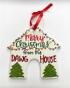 Arts Afire UGA Dawgs Georgia Dog House Christmas Ornament