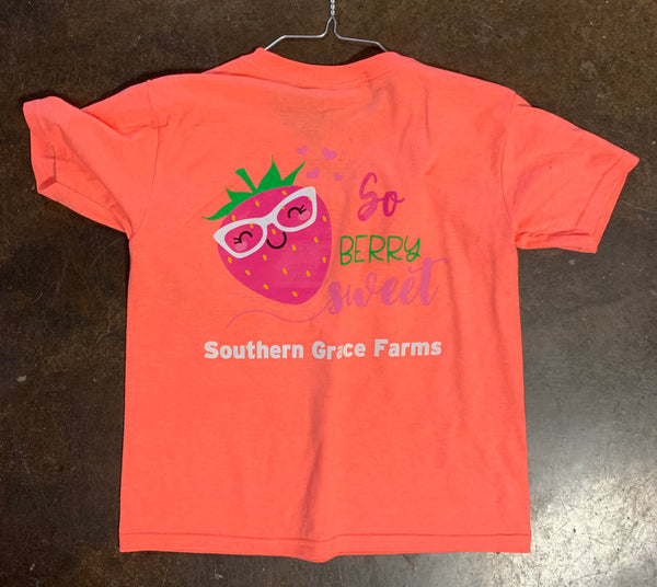 YOUTH Southern Grace Berry Sweet Strawberry Shirt
