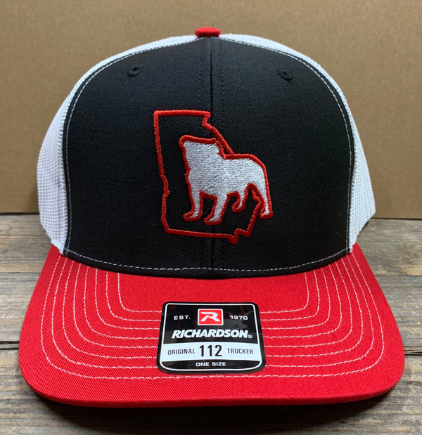 It’s All About The South Georgia Bulldog Hat (Red,Black,White)