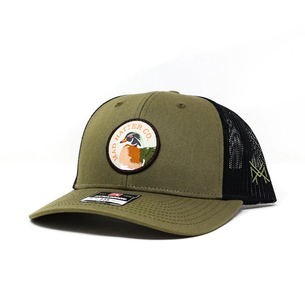 The Mad Hatter Duck Patch Hat Loden/Black