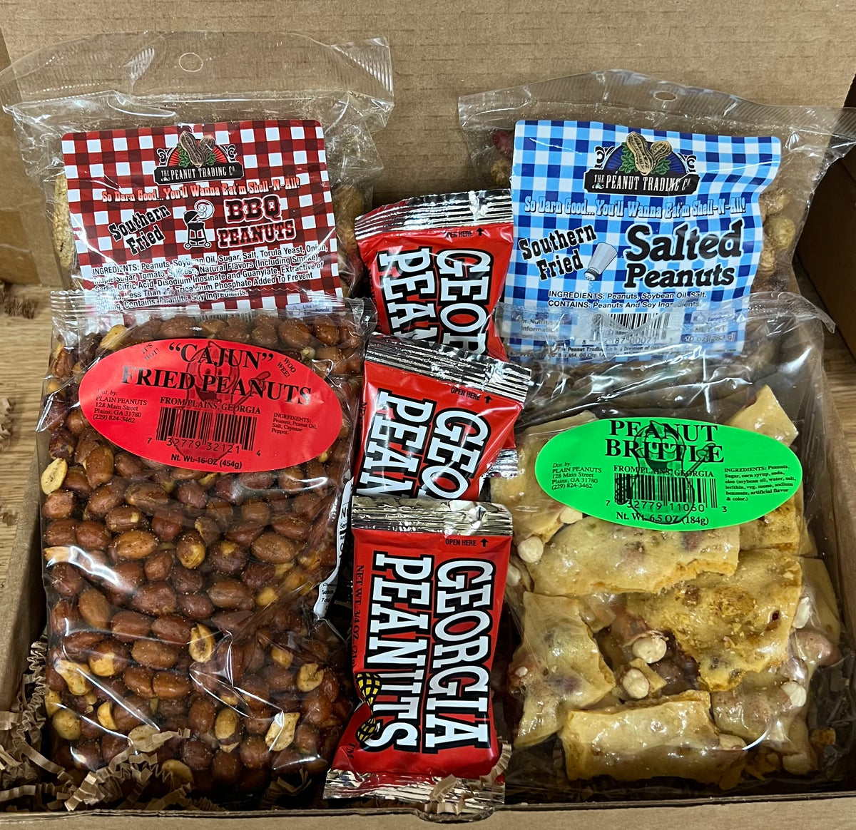 Southern Seasoned Peanut Gift Box Southern Grace Farms