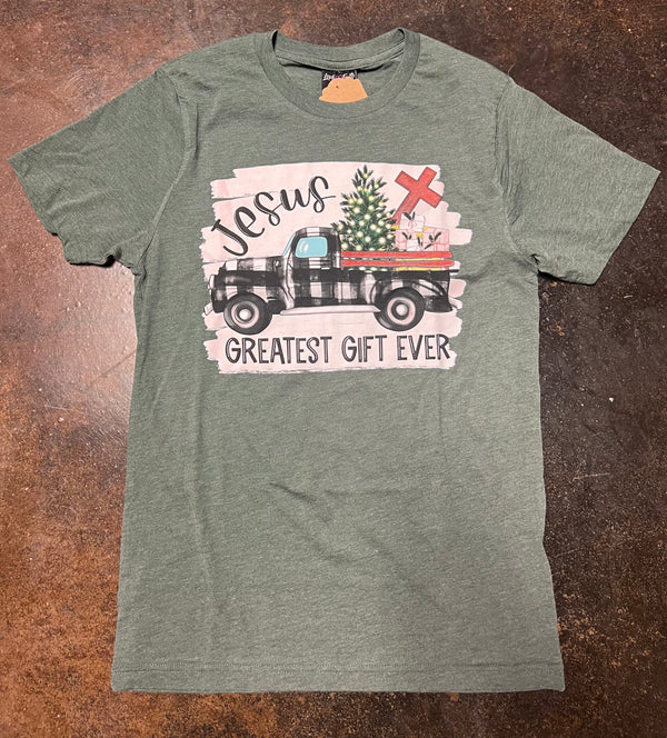 Plaid Truck Christmas Shirt