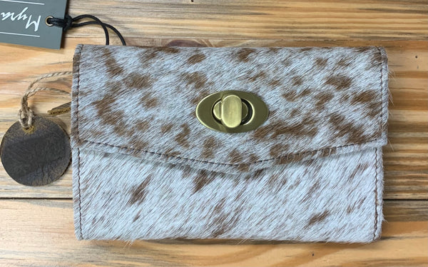Myra Bag Kitty Party Wallet Leather & Hairon Wallet S2724 2