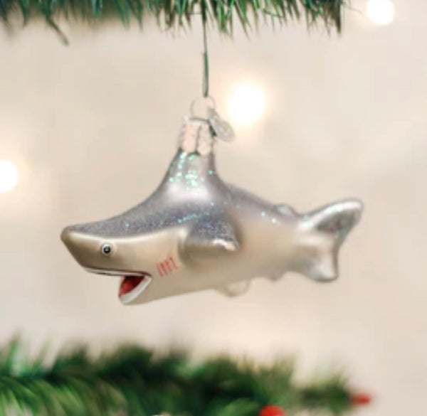 Old World Christmas Shark Ornament Sale