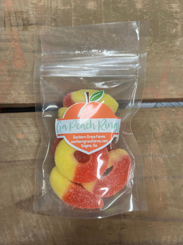 Georgia Gummi Peach Rings Candy
