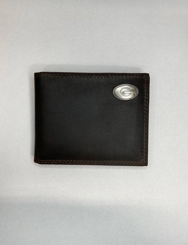 Crazy Horse Leather Bi-fold Wallet UGA G