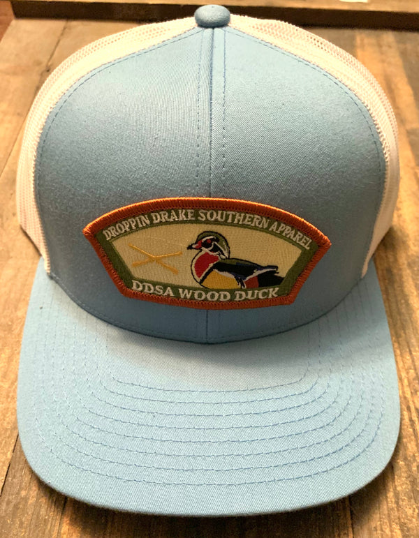 Droppin Drake Wood Duck Patch Hat