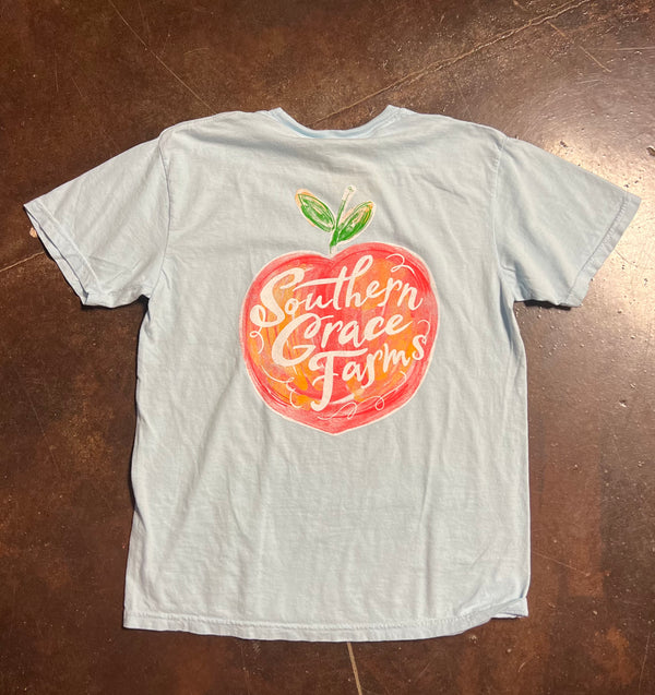 Southern Grace Farms Watercolor Peach Farm Shirt