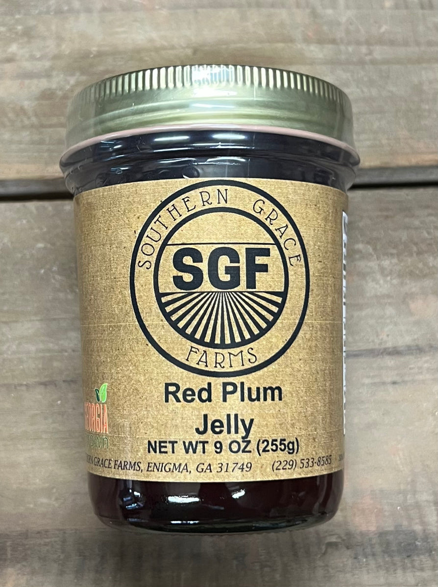 Red Plum Jelly Southern Grace Farms