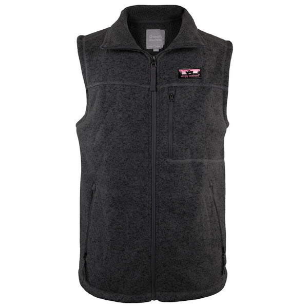Simply Southern Women’s Charcoal Gray Knit Vest