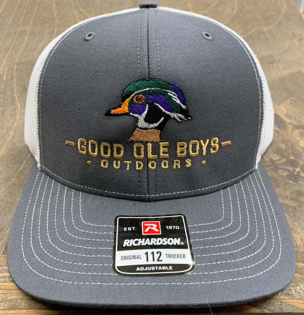 Good Ole Boys Wood Duck Hat Gray/White