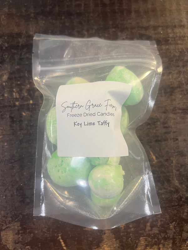 Southern Grace Farms Freeze Dried Key Lime Taffy