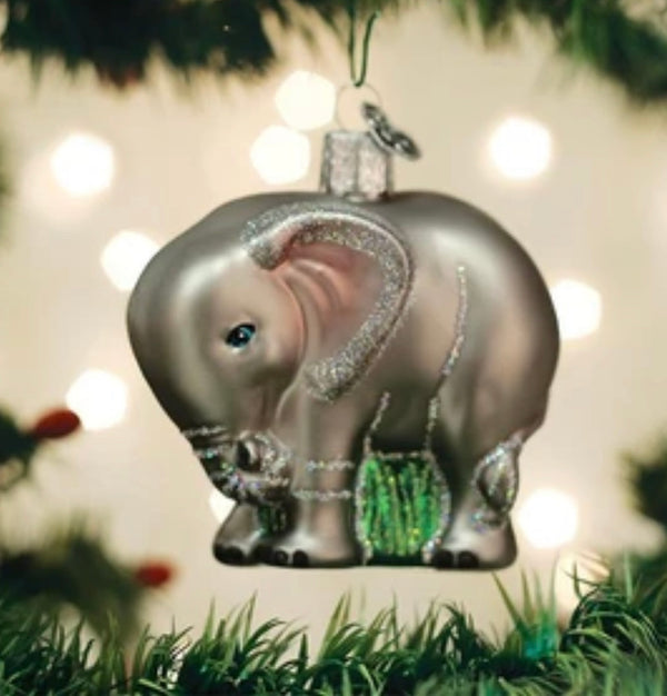 Old World Christmas Baby Elephant Ornament Sale