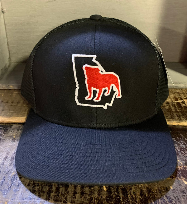 It’s All About The South Georgia Bulldog Hat Black Black Black