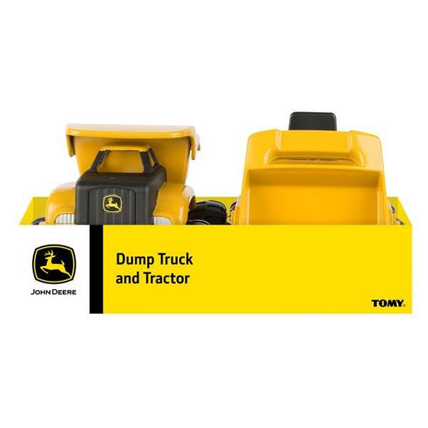 John Deere Dump Truck & Tractor Construction Sandbox Set