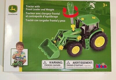 John Deere Buildable Tractor with Front End Loader & Weight