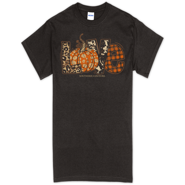 Southern Couture Pattern Love Pumpkin