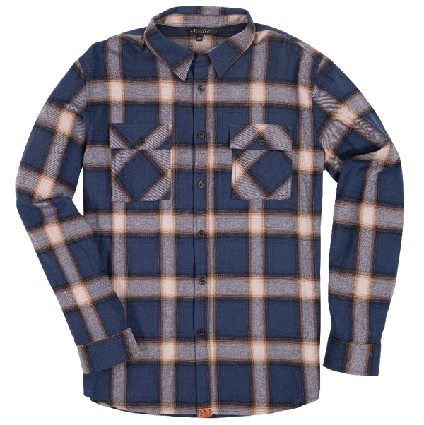Men's Simply Southern Navy Plaid Shacket