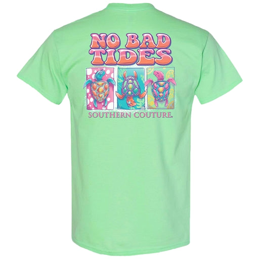 Southern Couture No Bad Tides Turtle Tee