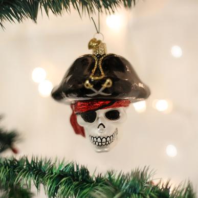 Old World Christmas Jolly Roger Pirate