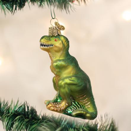 Old World Christmas T-Rex Dinosaur Ornament